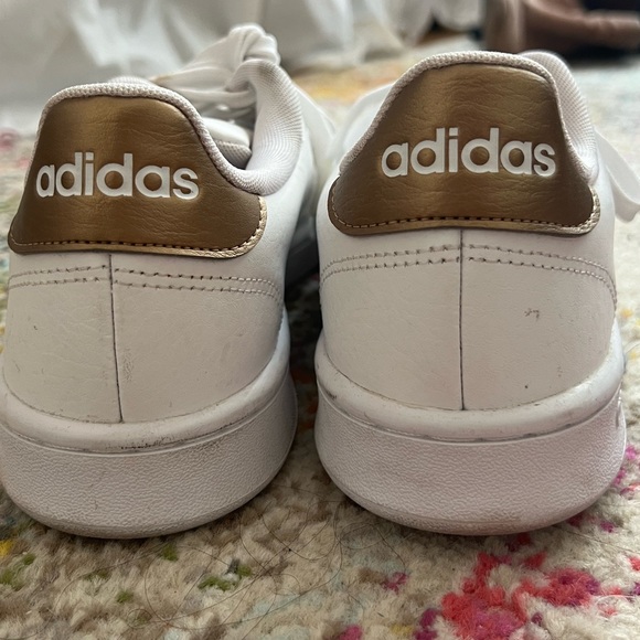 White Adidas Fashion sneaker - like new! - Picture 4 of 6